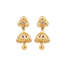 22k (916) Yellow Gold Stud Earrings for Kids